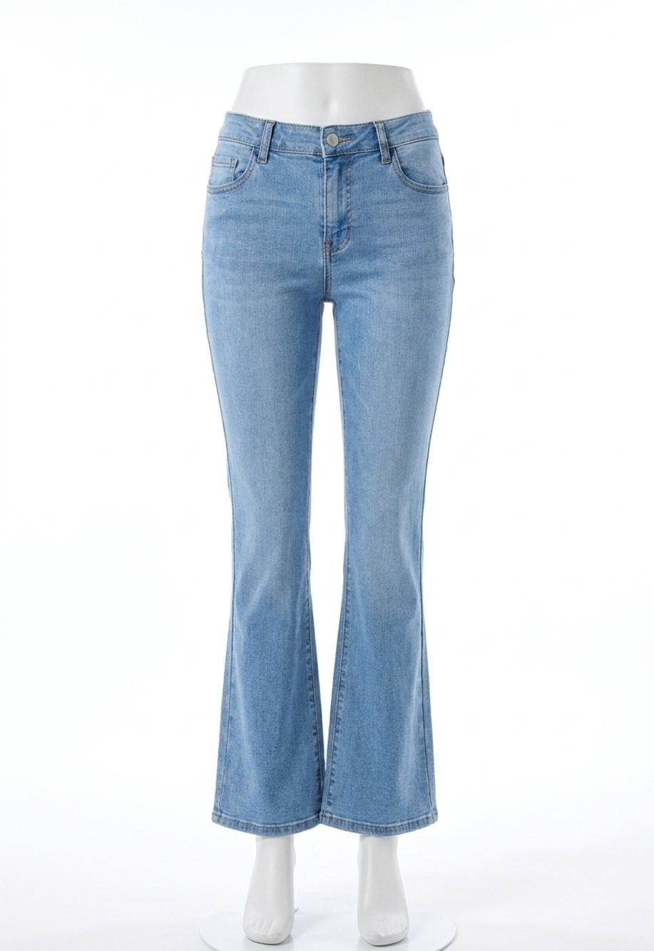 NEW TRIBAL audrey hugging flare jeans in coastal blue